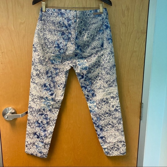 PILCRO & THE LETTERPRESS Sz 29 Floral Tapestry Two Toned  Jeans - Picture 8 of 9